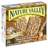 Nature Valley Crunchy Granola Bars, Pecan Crunch, 12-Count Boxes (Pack of 12)
