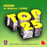 Hessen im Maßstab 1 : 25.000, 2 CD-ROMs Für Windows ab 95/NT. 1 : 25.000
