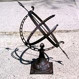 Large Iron Armillary Sundial ~ Garden Arrow
