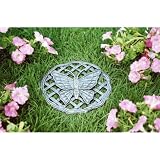 Stepping Stone Butterfly Finish: Antique Pewter