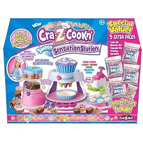 Cra-Z-Art Cra-Z-Cookn' - Sweet Sensation Station - 6 in 1 Deluxe Baking Center - BONUS 5... by 