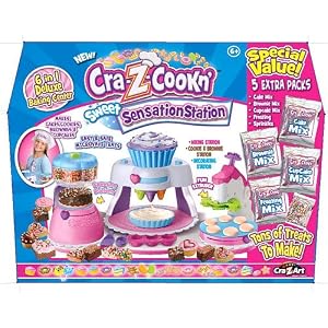 Cra-Z-Art Cra-Z-Cookn' - Sweet Sensation Station - 6 in 1 Deluxe Baking Center - BONUS 5... by 