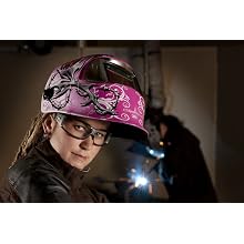 3M Speedglas Wild-N-Pink Welding Helmet 100, Welding Safety 07-0012-31WP/37229(AAD), with 3M Speedglas Auto-Darkening Filter 100V, Shades 8-12