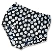 Fancy Pants: Black with White Tennis Balls