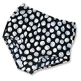 Fancy Pants: Black with White Tennis Balls