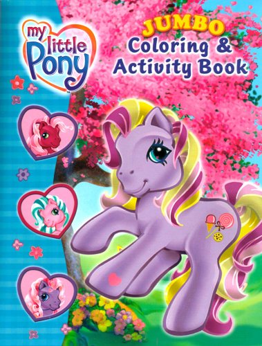 Childrens Toyshop  Toys : My Little Pony Jumbo Coloring & Activity Book ~ Triple Treat