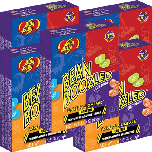 BEAN BOOZLED Jelly Belly Beans 1.6 oz ~ 5 Pack BEAN BOOZLED Jelly Belly Beans 1.6 oz ~ 5 Pack