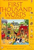 First Thousand Words in German