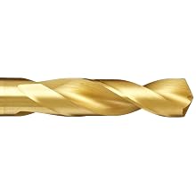 Dormer R520 Solid Carbide Short Length Drill Bit, TiN Finish, Round Shank, 130 Degree Special Point, 7/32" Cutting Diameter (Pack of 1)