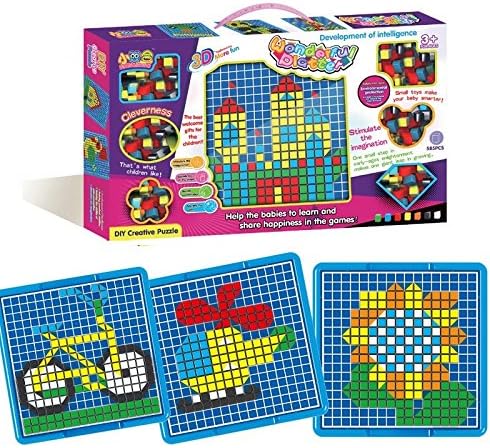 Vidatoy Colorful Pattern Blocks Puzzle For Kids Educational Gifts