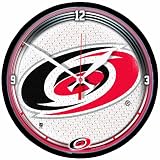NHL Carolina Hurricanes Round Clock