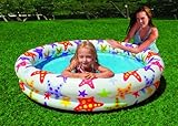 48" X 10" Inflatable Stars Kiddie 2 Ring Circles Swimming Pool By Intex