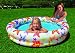 48 X 10 Inflatable Stars Kiddie 2 Ring Circles Swimming Pool By Intex