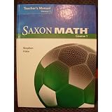 Saxon Math Course 1: Teacher's Manual, Vol. 1
