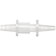 Bel-Art Scienceware 197310552, Polyethylene Quick Disconnect Tube Fitting, Reducing Coupler, 6.4 mm Tube ID x 4.7 mm Tube ID (Pack of 12)