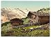 GIANT Wall Sticker of: Swiss dwelling, Mürren, Bernese Oberland, Switzerland wall sized poster (photochrom) photochrome measured in inches