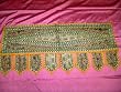 Free Ship Golden Beads Sari Toran Wall Tapestry Topper Valance