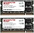 KOMPUTERBAY 2GB (2x1GB) DDR SODIMM (200 pin) 333Mhz DDR333 PC2700 LAPTOP MEMORY
