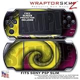 Alecias Swirl 01 Yellow WraptorSkinz Skin and Screen Protector Kit fits Son ....