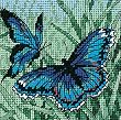 Dimensions Mini Needlepoint Kit-Butterfly Duo