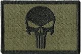 Punisher Tactical Patch - Olive Drab