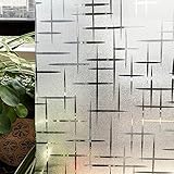 CottonColors(コットンカラーズ) 窓用フィルム　浴室目隠しシート　断熱/紫外線カット 無接着剤　再利用可能　プライバシーガラスフィルム(60x200cm)[スリガラス035]