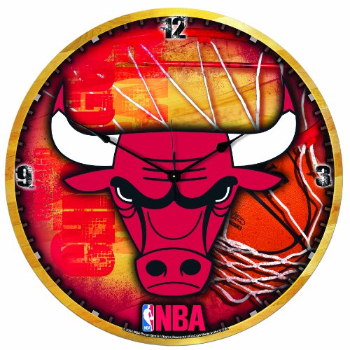 NBA Chicago Bulls 18-Inch High Definition Clock