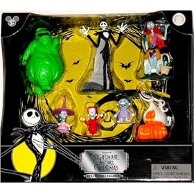Disney Tim Burton's Nightmare Before Christmas Figurine Figure Set