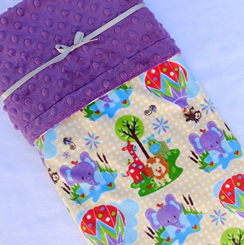 Baby Blankets - Quilts - Kids Bedding - Minky Baby Blanket - Baby Blanket - Jungle Baby Blanket - Hot Air Balloon Blanket - Unisex Baby Blanket