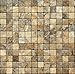 Philadelphia 2 X 2 Tumbled Travertine Mosaic Tile - 6 X 6 Sample