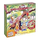Five Little Monkeys 24 pc Colorforms 2-in-1 Puzzle Play Set