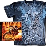 Halford Metal God Essentials Vol.1 CD with Bonus DVD + Metal God Apparel Thunder God Shirt [1CD/1DVD/1 XLarge T-Shirt]