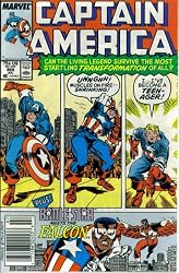 Captain America #355: Missing Persons (Marvel Comic Book July 1989)