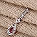 Yazilind Chandelier Silver Plated Flower Teardrop Cubic Zirconia CZ Flawless Long Dangle Earrings