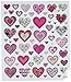 Multi-Colored Stickers-Pink Hearts