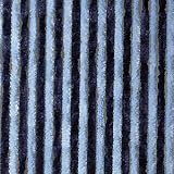 FLAUSCHVORHANG 200X90 HELL/DKL.BLAU