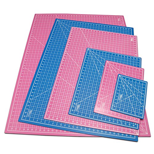 Us art supply 24 x 36 inch pink/blue professional self healing 5-…