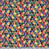 45 Wide The Very Hungry Caterpillar Abstract Dots Fabric By The Yard