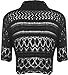 WearAll Womens Knitted Bolero Short Sleeve Shrug