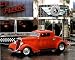 Ron Kimball Old Street Hot Rod Old Cafe Diner Art Print - 20 x 16