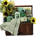 Relax and Relieve Gardeners Healing Spa Bath and Body Gift Set - Gift Basket Planter