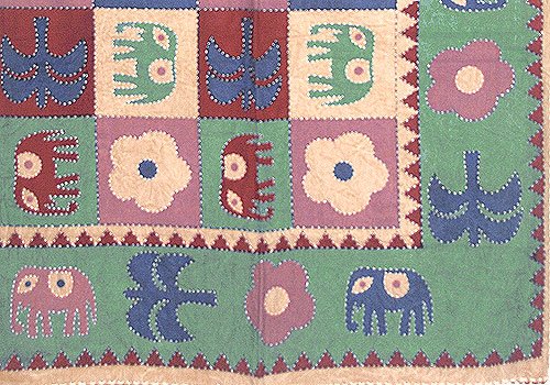 Bedroom Accessories Cotton Block Print Bedspread Size Queen (bcov492)