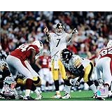 NHL NFL Ben Roethlisberger Super Bowl XLIII Autographed 8-by-10-Inch Photograph