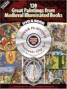 120 Great Paintings from Medieval Illuminated Books Platinum DVD and Book (Electronic Clip Art)