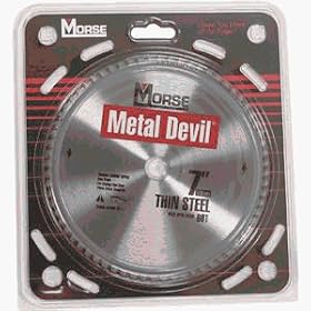 MK Morse CSM768TSC Metal Devil 7-Inch 68 Tooth Thin Steel Cutting Saw Blade with 20mm... by MK Morse