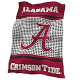 UPC 806293000273 product image for NCAA Alabama Crimson Tide Adult UltraSoft Blanket, Black/White | upcitemdb.com