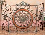 '55Celestial Metal Fireplace Screen Firescreen''