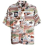 NFL Reyn Spooner Denver Broncos Scenic Print Hawaiian Button-Up Shirt (XX-Large)
