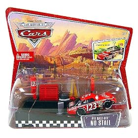Disney Pixar Cars Pit Race-off No Stall by 
