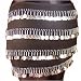 Belly Dance Coin Hip Scarf, Black Silver Four Row Rectangle, Georgette Fabric